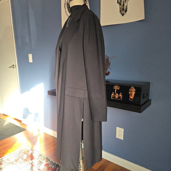 AllSaints Aleida Duster Coat | Black (Size US 6) - Picture 7 of 10